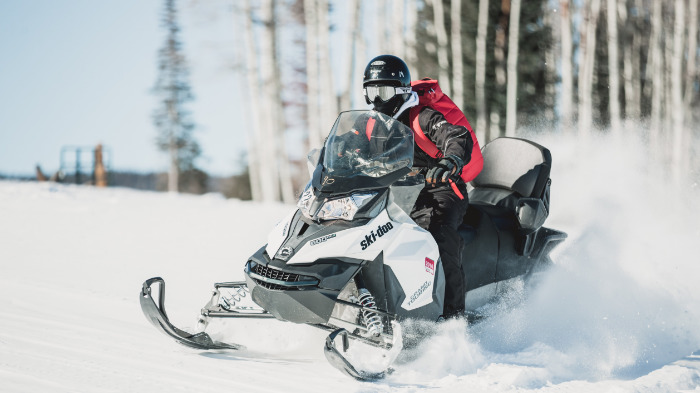 Snowmobiling